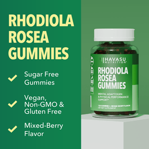 Rhodiola Rosea Gummies, 120ct - Havasu Nutrition