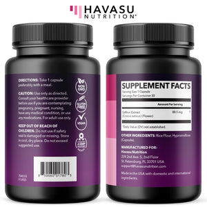 Saffron Capsules, 30ct - Havasu Nutrition