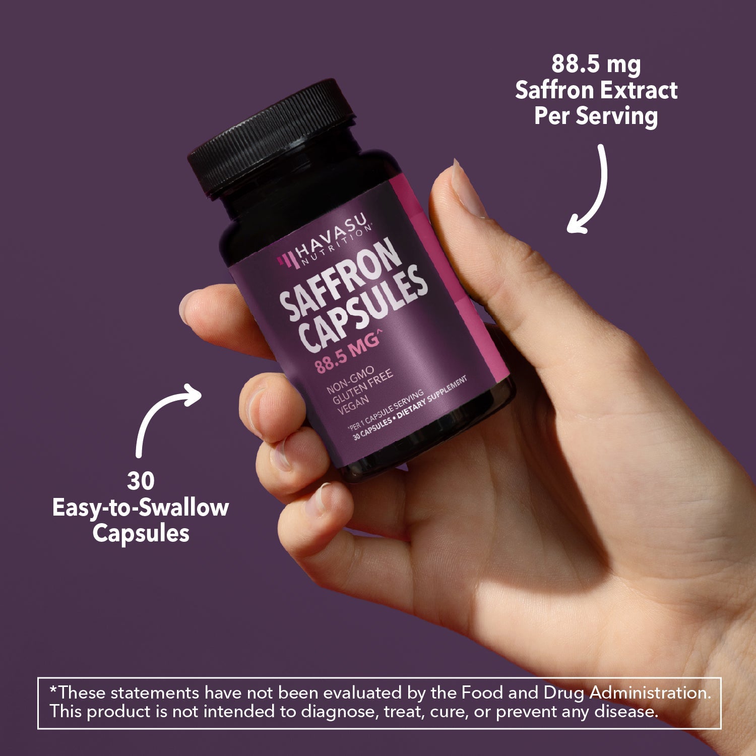 Saffron Capsules, 30ct - Havasu Nutrition