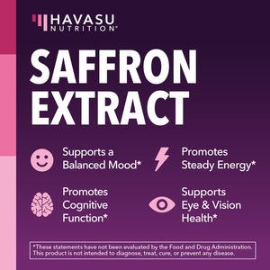 Saffron Capsules, 60ct - Havasu Nutrition
