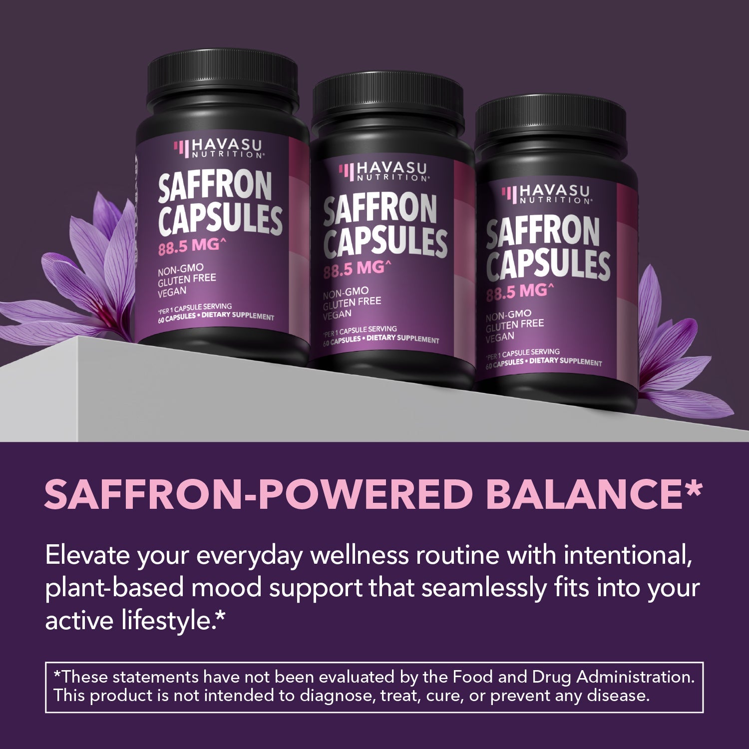 Saffron Capsules, 60ct - Havasu Nutrition