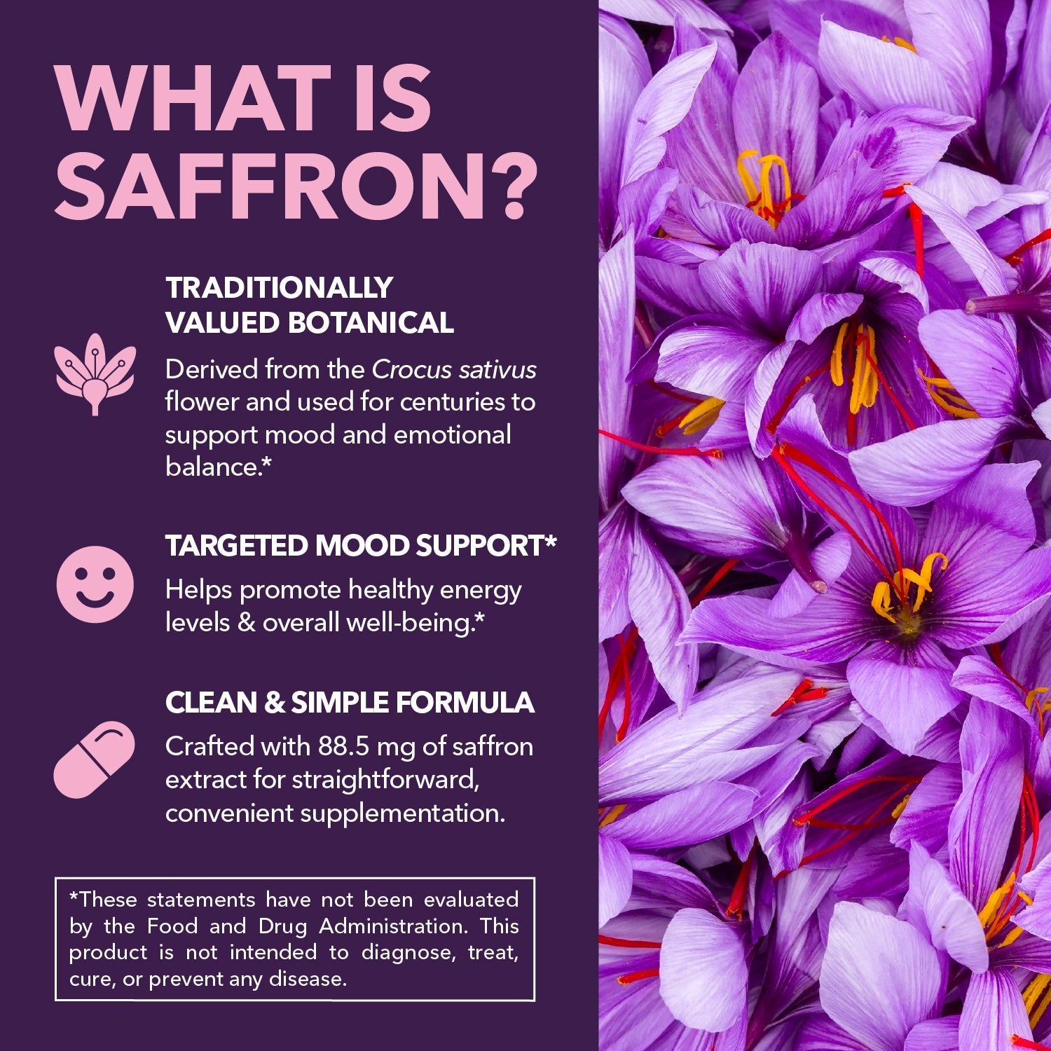 Saffron Capsules, 60ct - Havasu Nutrition