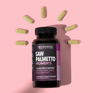 Saw Palmetto + Biotin Capsules, 120ct - Havasu Nutrition