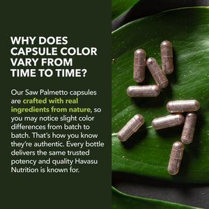 Saw Palmetto Capsules - Havasu Nutrition
