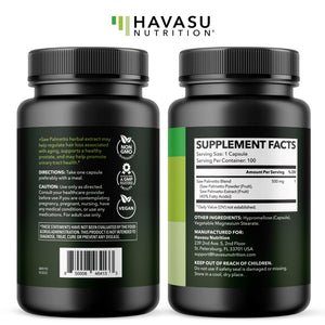 Saw Palmetto Capsules - Havasu Nutrition