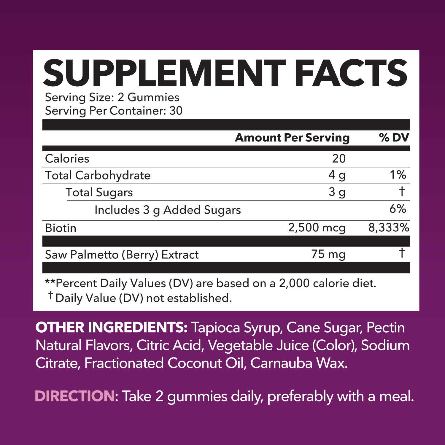 Saw Palmetto Gummies for Women, Raspberry - Havasu Nutrition