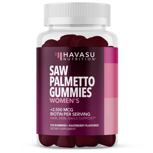 Saw Palmetto Gummies for Women, Raspberry Flavor - Havasu Nutrition