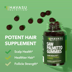 Saw Palmetto Gummies, Raspberry - Havasu Nutrition