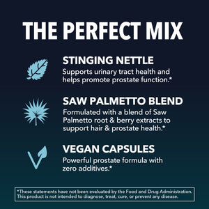 Saw Palmetto + Nettle Capsules, 120ct - Havasu Nutrition