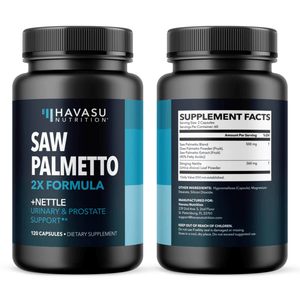 Saw Palmetto + Nettle Capsules, 120ct - Havasu Nutrition