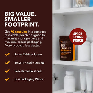 Saw Palmetto + Nettle & Pumpkin Seed Capsules - Havasu Nutrition