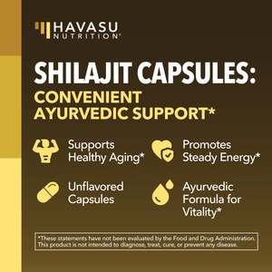 Shilajit Capsules, 60ct - Havasu Nutrition