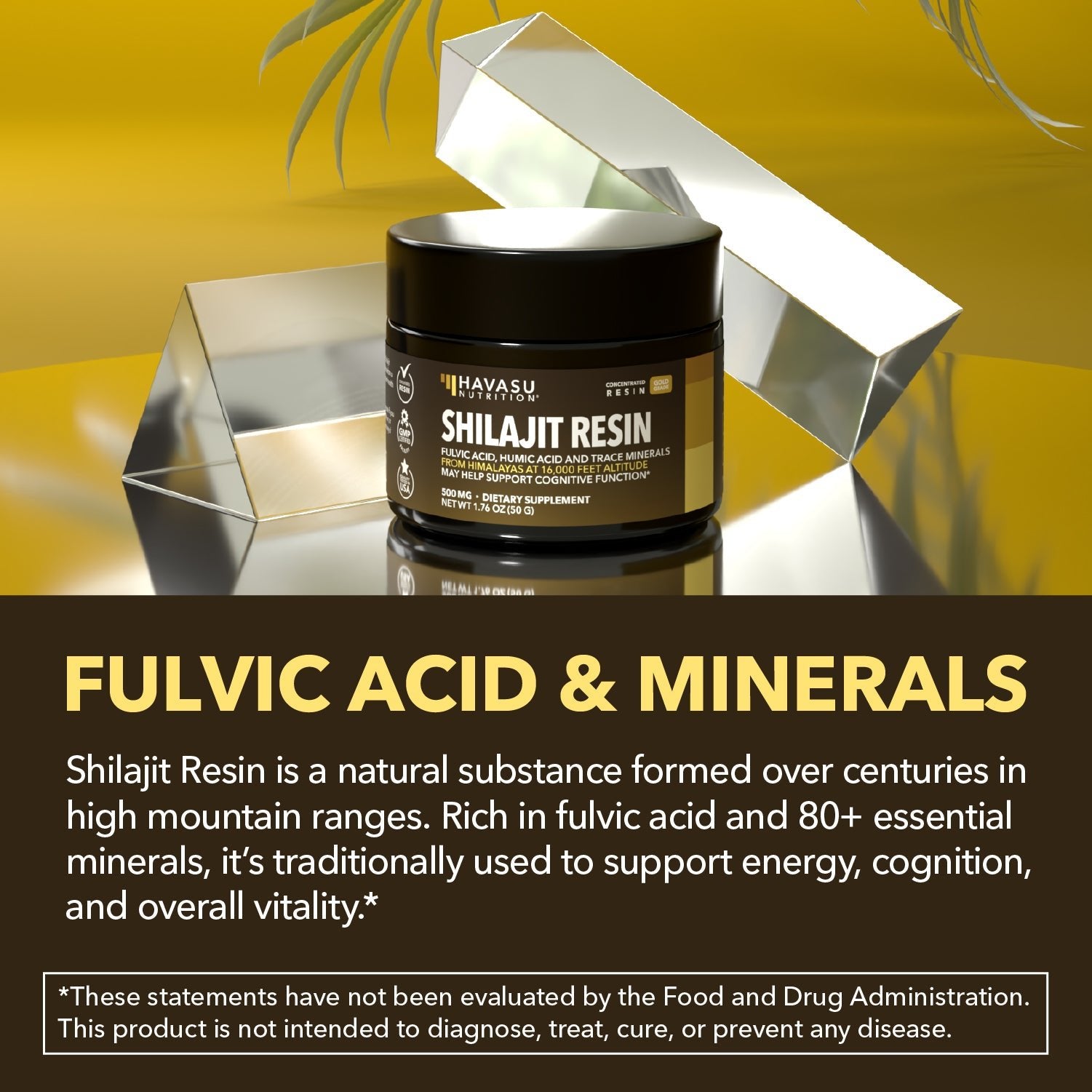 Shilajit Resin, 50g - Havasu Nutrition
