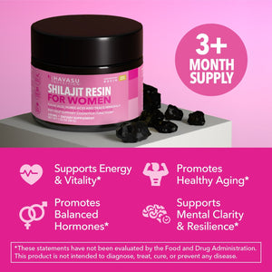 Shilajit Resin for Women, 50g - Havasu Nutrition