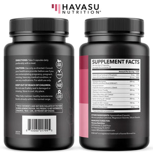 Testosterone Support for Women Capsules, 90ct - Havasu Nutrition