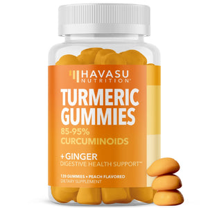 Turmeric Gummies, Peach, 120ct - Havasu Nutrition