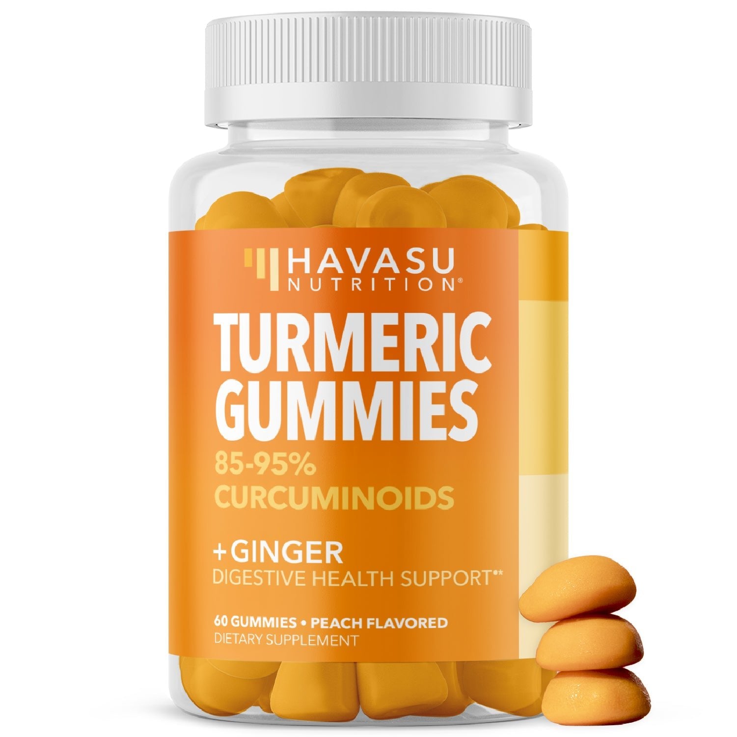 Turmeric Gummies, Peach - Havasu Nutrition