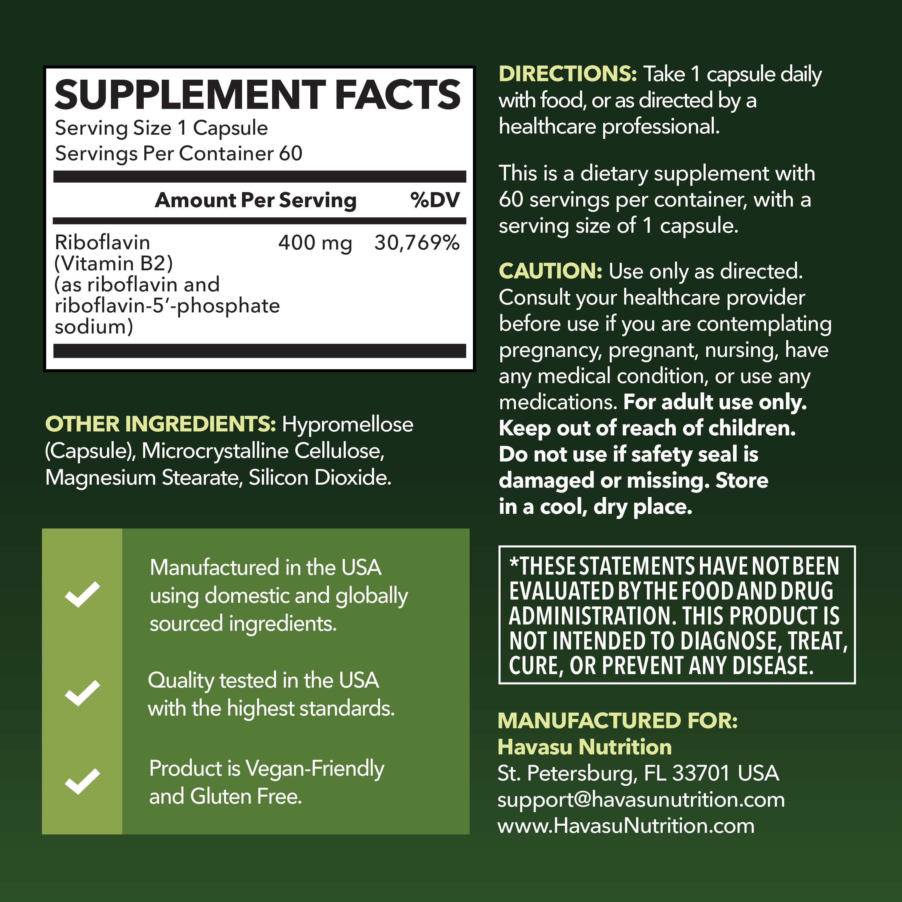 Riboflavin Capsules
