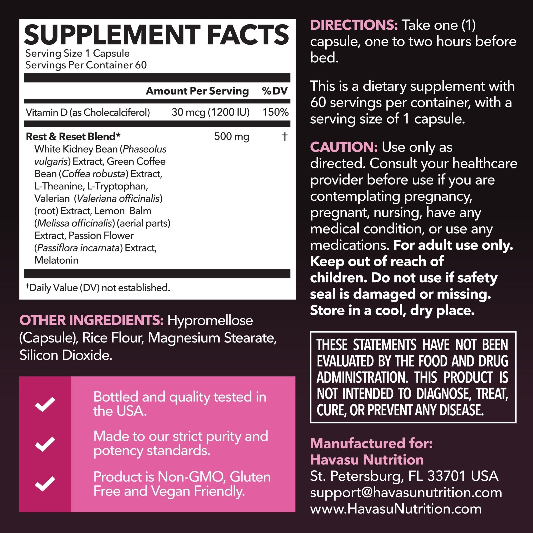 Women's Night Time Fat Burner