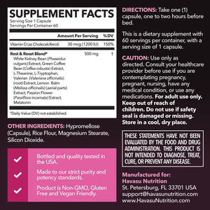 Womens Night Time Fat Burner Capsules - Havasu Nutrition