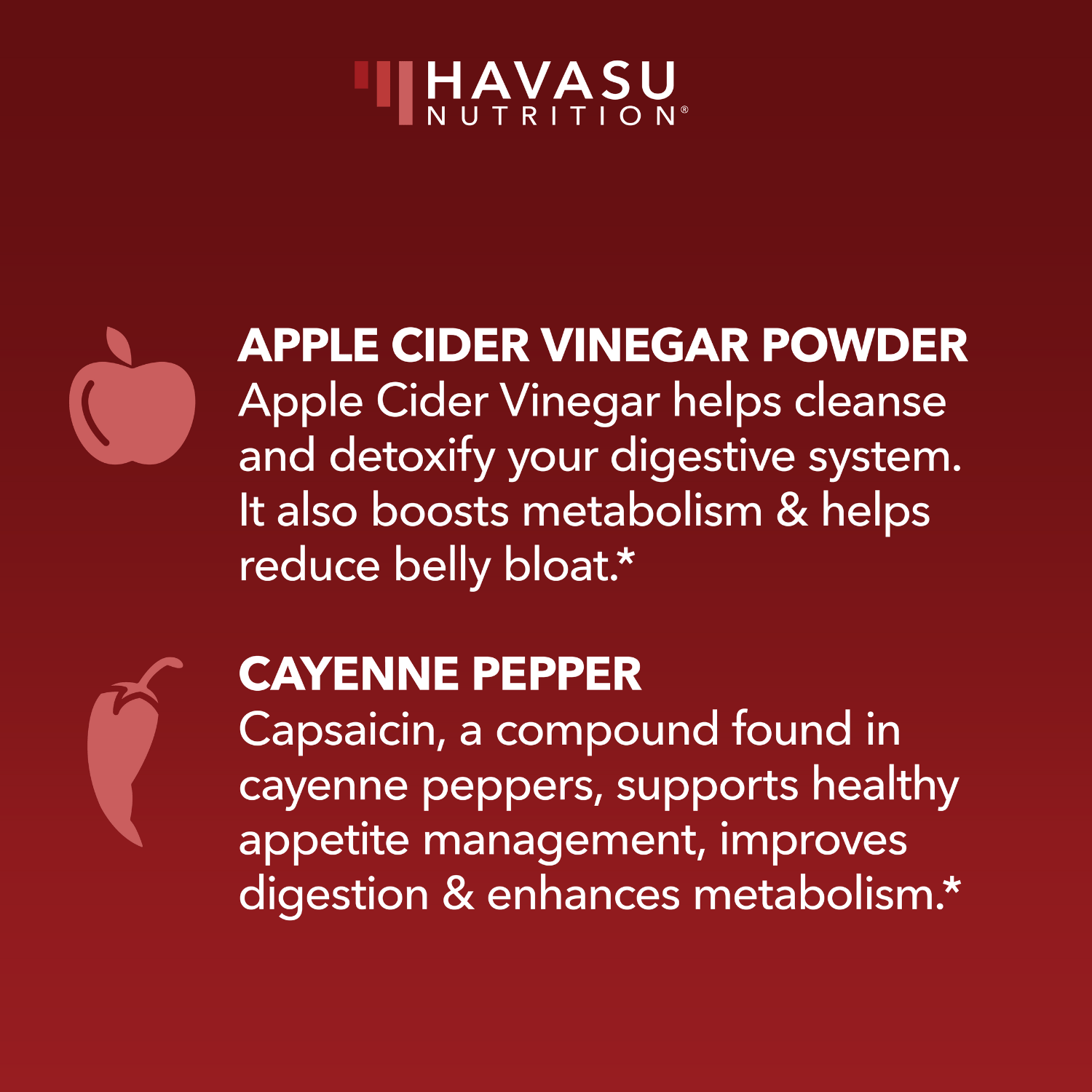 Apple Cider Vinegar Capsules - Havasu Nutrition