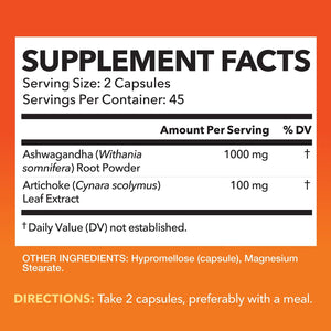 Ashwagandha Capsules, 90ct - Havasu Nutrition