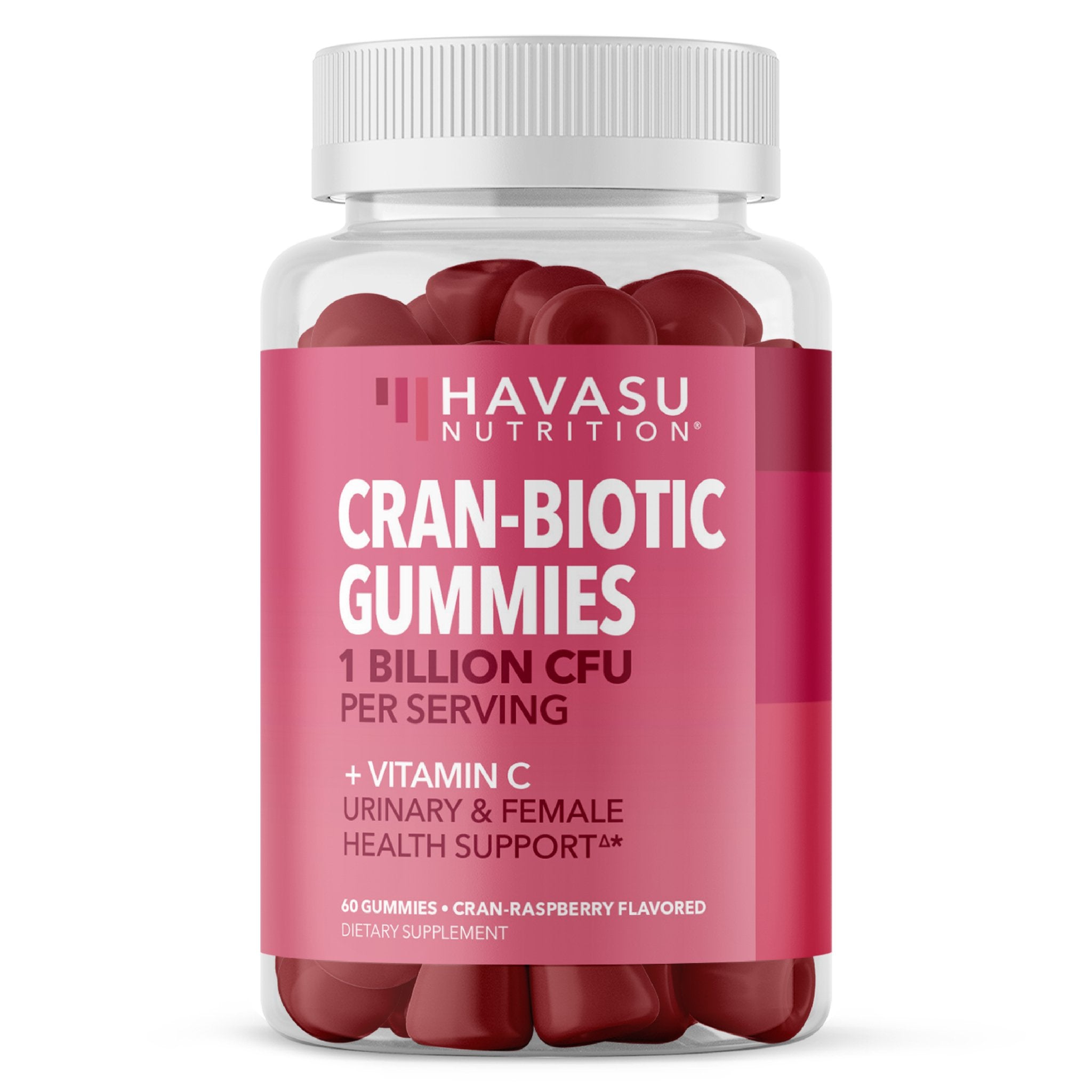 Cranberry Probiotic Gummies for Women, 60 c - Havasu Nutrition