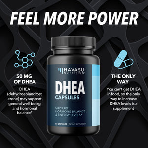 DHEA Capsules, 60ct - Havasu Nutrition