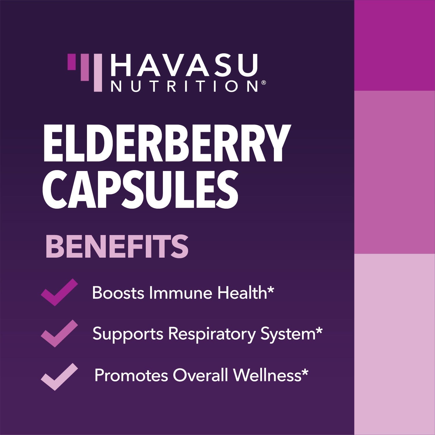 Elderberry Capsules, 60ct - Havasu Nutrition