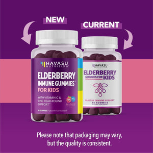 Elderberry Gummies for Kids, Elderberry Flavor - Havasu Nutrition