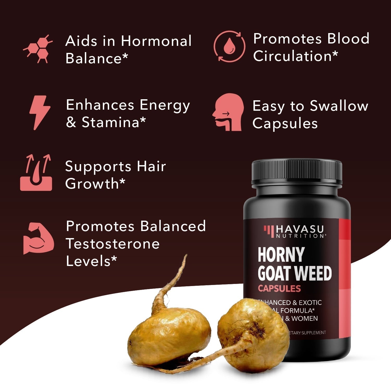 Horny Goat Weed Capsules - Havasu Nutrition