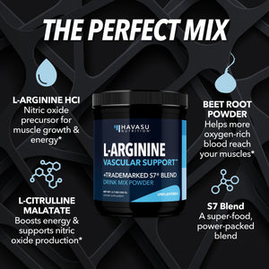 L-Arginine Powder, 3.7oz - Havasu Nutrition