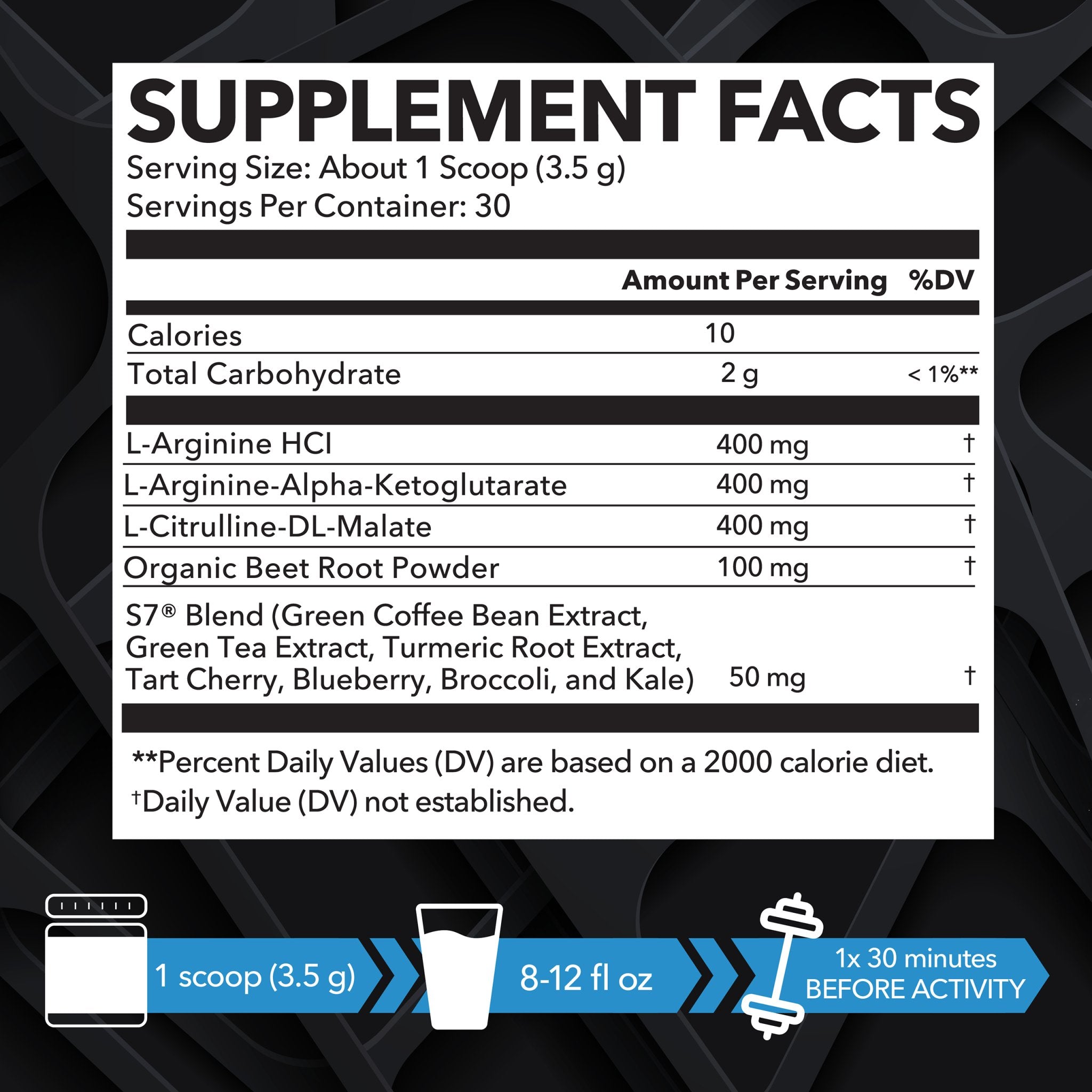 L-Arginine Powder, 3.7oz - Havasu Nutrition