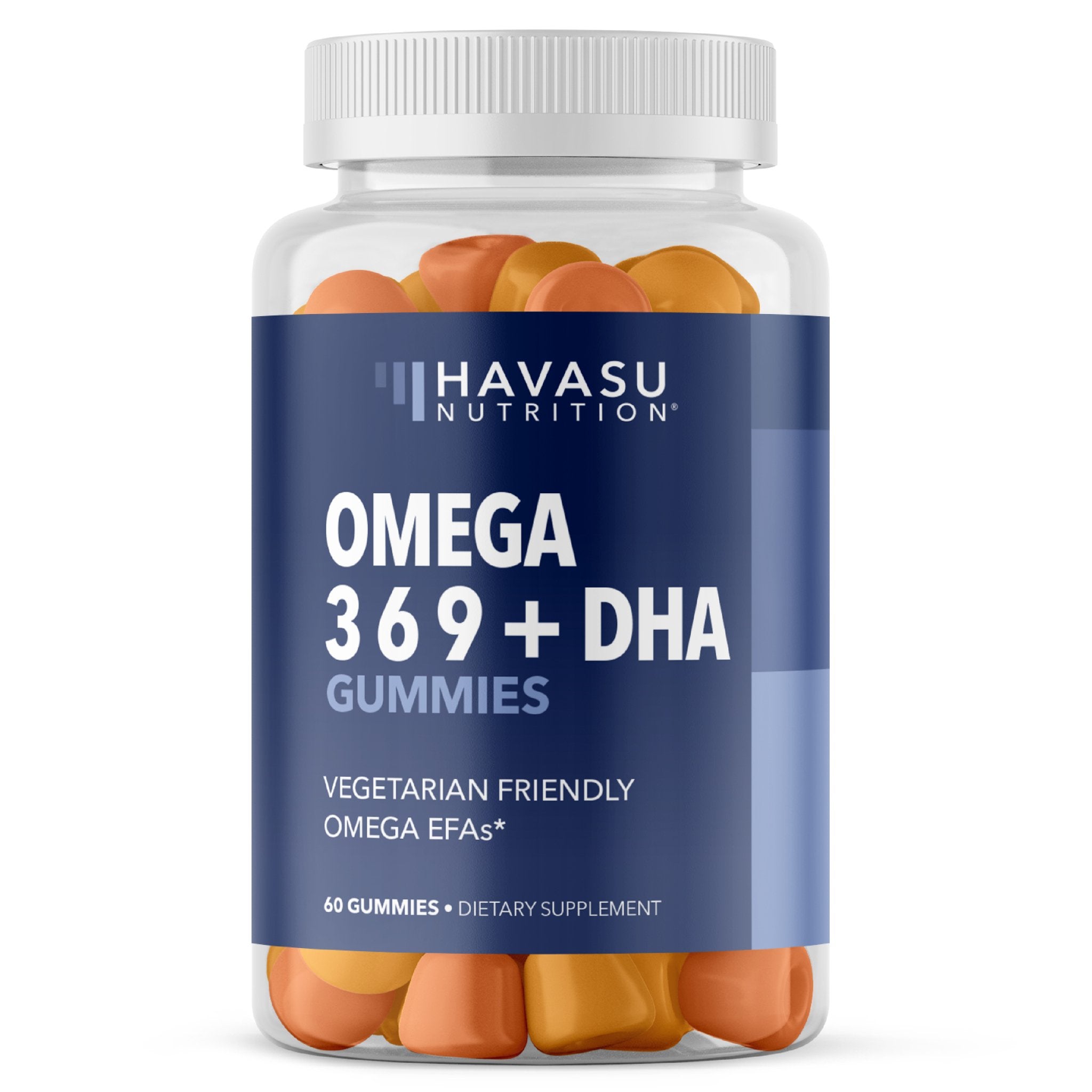 Omega Gummies for Adults, Lemon & Orange Flavors, 60ct - Havasu Nutrition