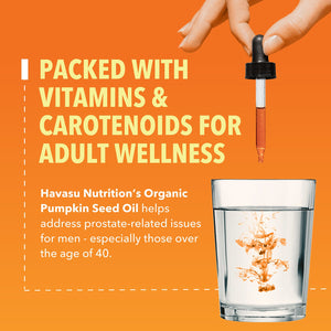 Organic Pumpkin Seed Oil Liquid, 1fl oz - Havasu Nutrition