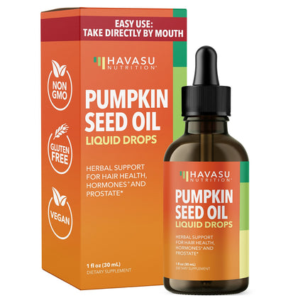 Organic Pumpkin Seed Oil Liquid, 1fl oz - Havasu Nutrition